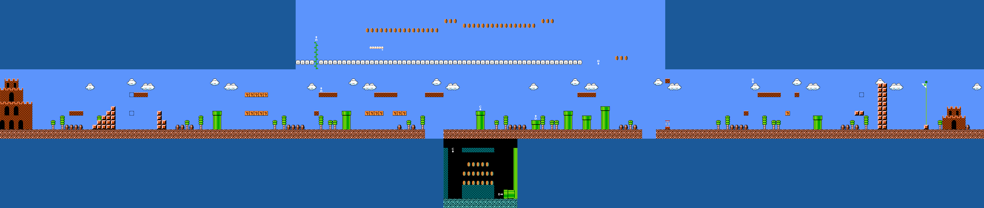 All Night Nippon Super Mario Bros. (JPN) - World 2-1
