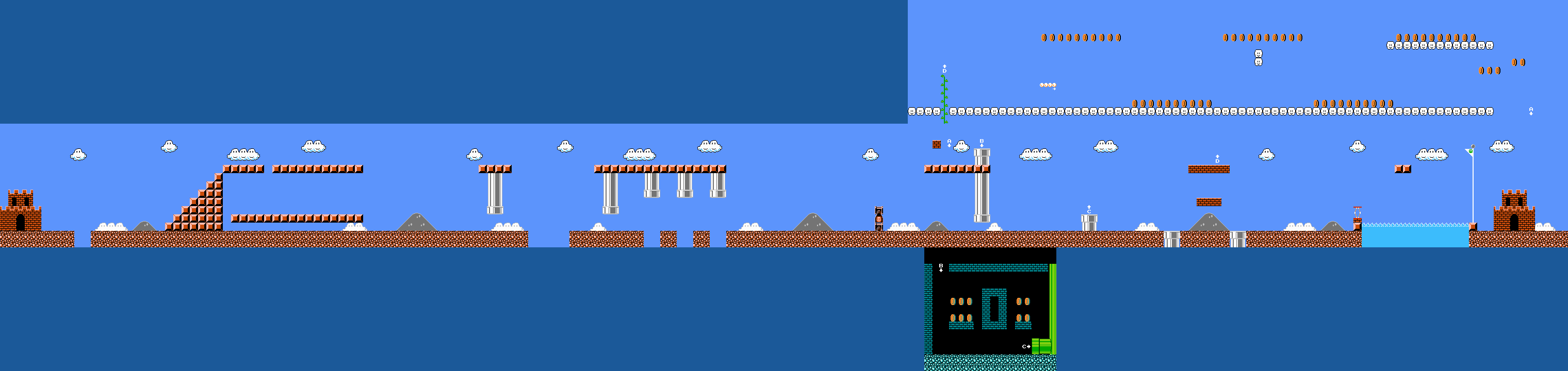 All Night Nippon Super Mario Bros. (JPN) - World D-2