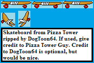 Pizza Tower - Skateboard