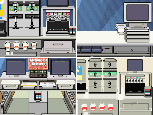 Dispenser & Check-Out Counters