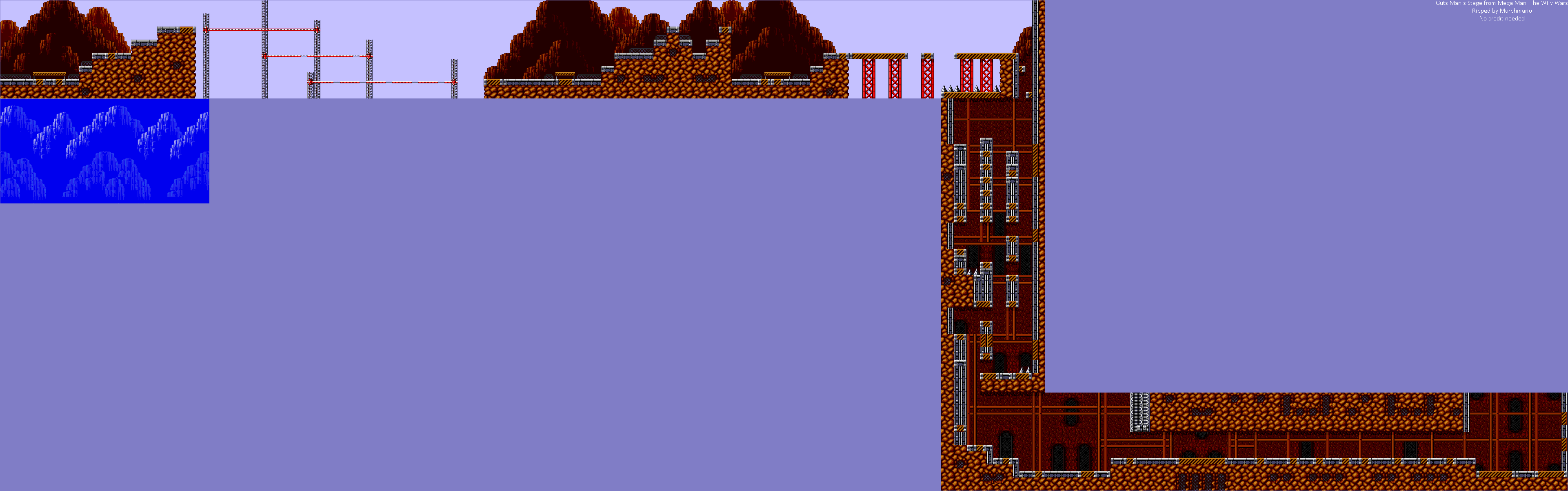 Mega Man: The Wily Wars: Mega Man - Guts Man's Stage