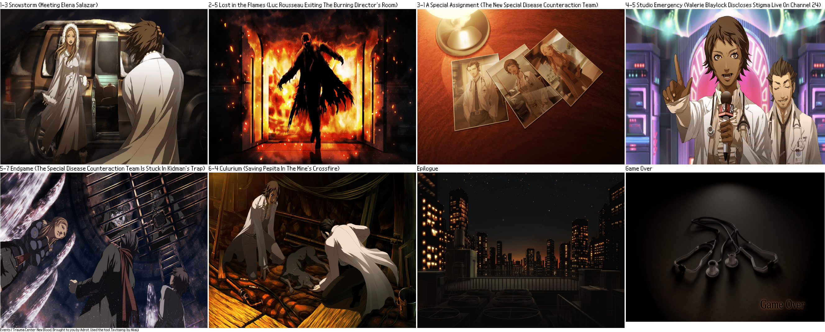 Wii - Trauma Center: New Blood - Events - The Spriters Resource