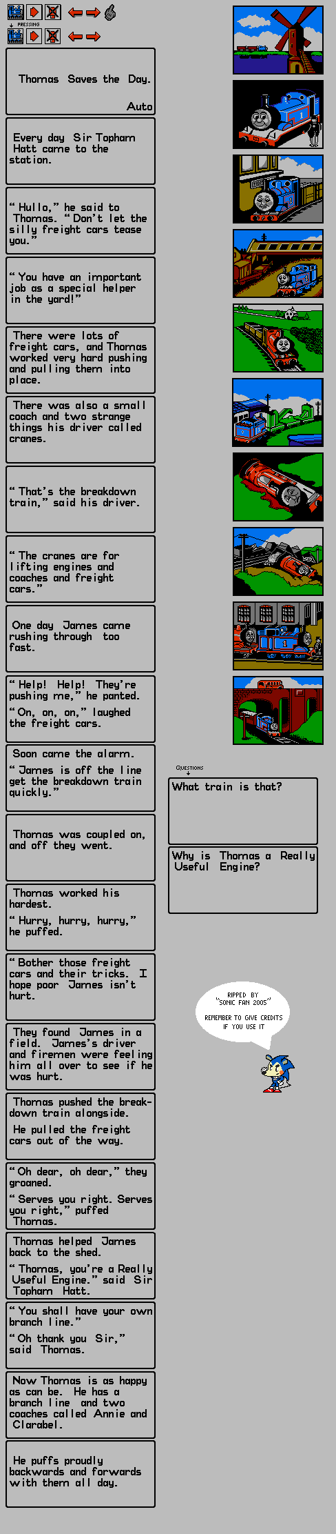 Thomas the Tank Engine and Friends (Prototype) - Thomas Saves the Day