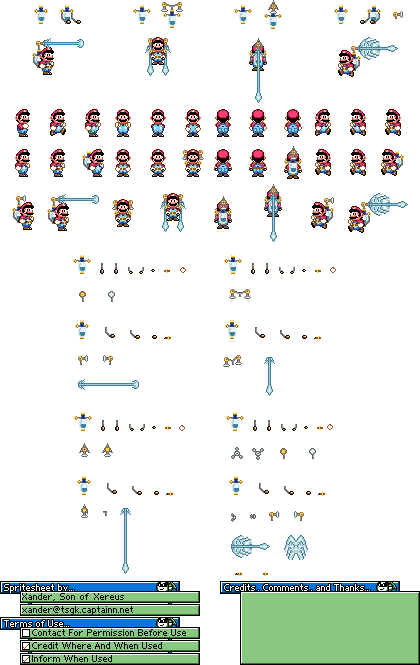 Mario Customs - Mario & FLUDD (Super Mario World-Style)