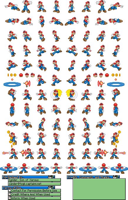 Super Smash Bros. Customs - Mario (Mega Man 8-Style)