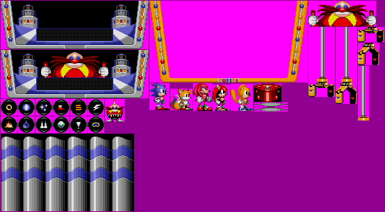 Pinball Stage Objects (Genesis-Style)
