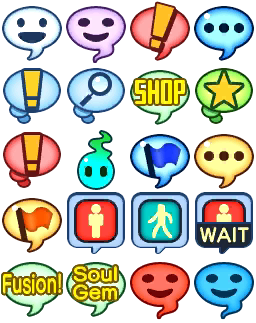 Yo-kai Watch 2 - Interaction Icons