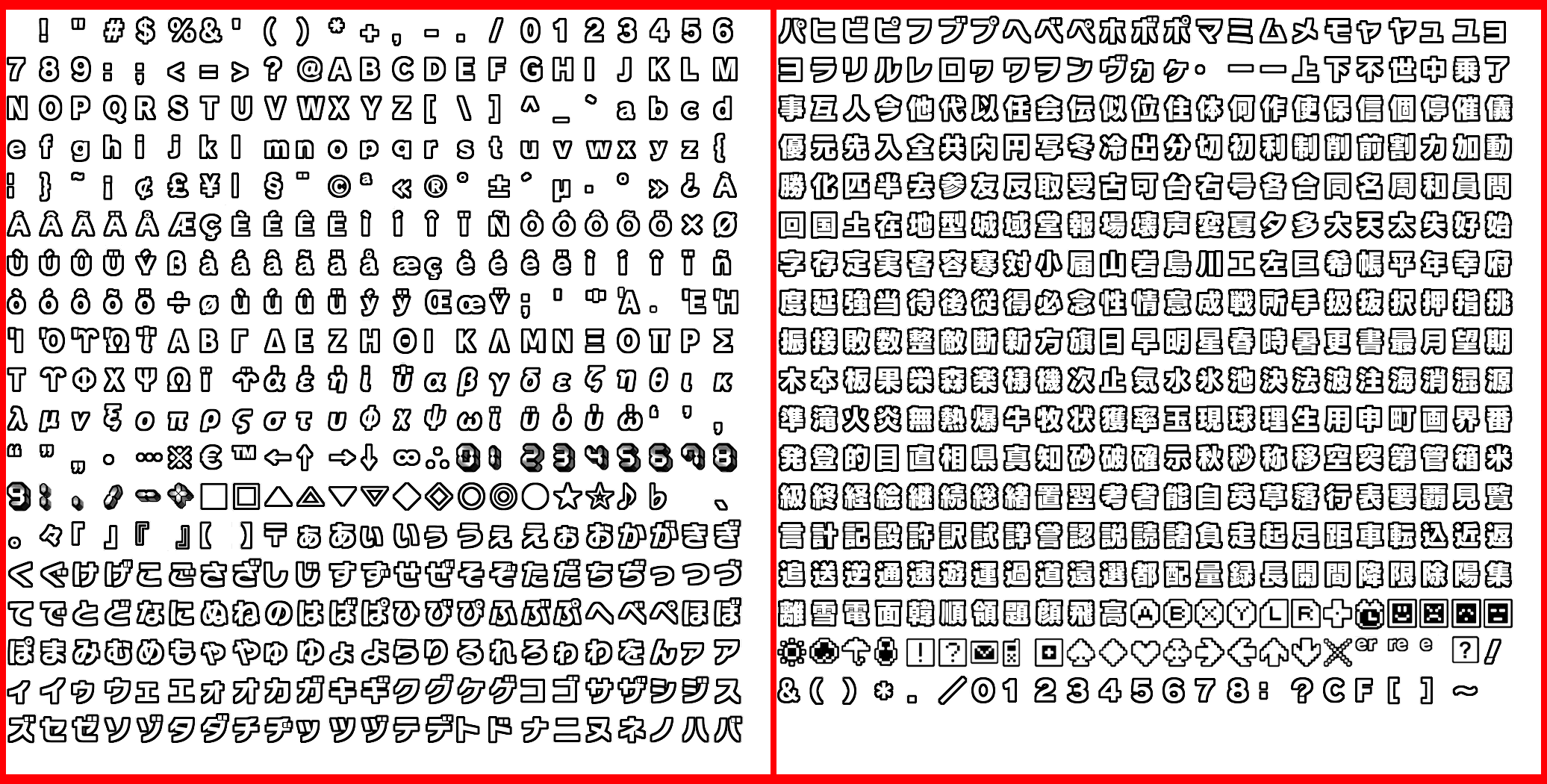 Mario Kart Wii - Font