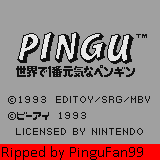 Pingu: Sekai de Ichiban Genki na Penguin (JPN) - Intro Screen