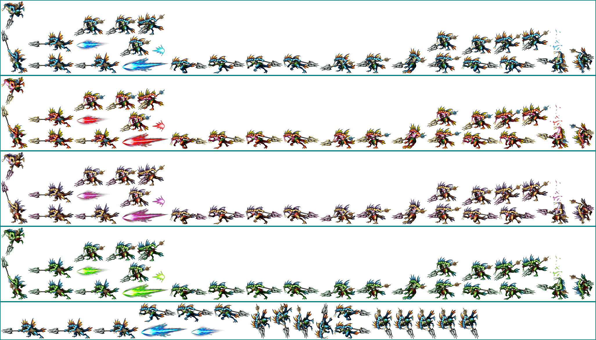 Last Cloudia - Sahagin Enemies