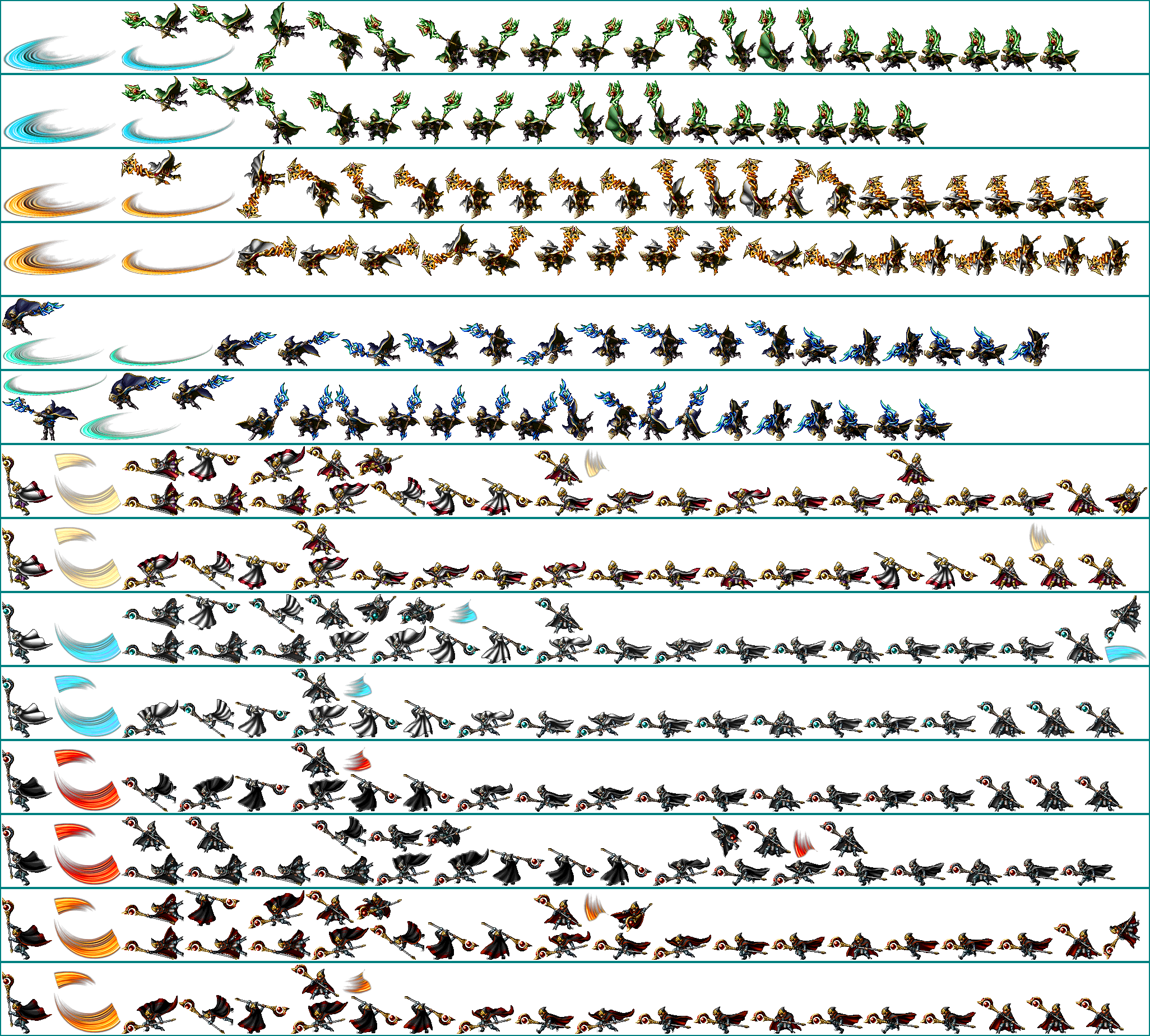 Last Cloudia - Humanoid (Staff) Enemies