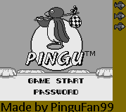 Pingu: Sekai de Ichiban Genki na Penguin (JPN) - Main Menu