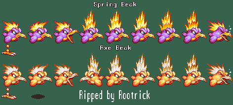 Secret of Mana (iPhone) - Spring Beak & Axe Beak