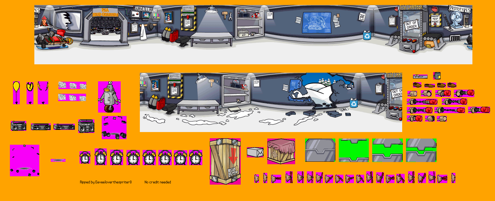 Club Penguin: Elite Penguin Force - Gadget Room