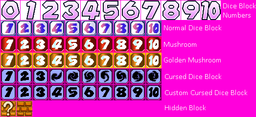 Dice Blocks & Numbers