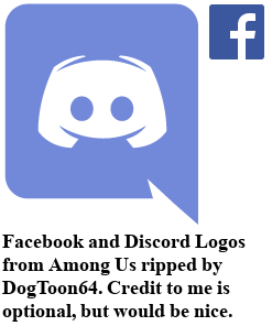 Facebook and Discord Logos