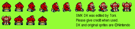 Donkey Kong Customs - Donkey Kong (Super Mario Kart-Style)