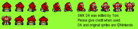 Donkey Kong (Super Mario Kart-Style)