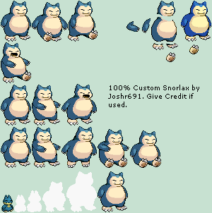 Pokémon Generation 1 Customs - #143 Snorlax
