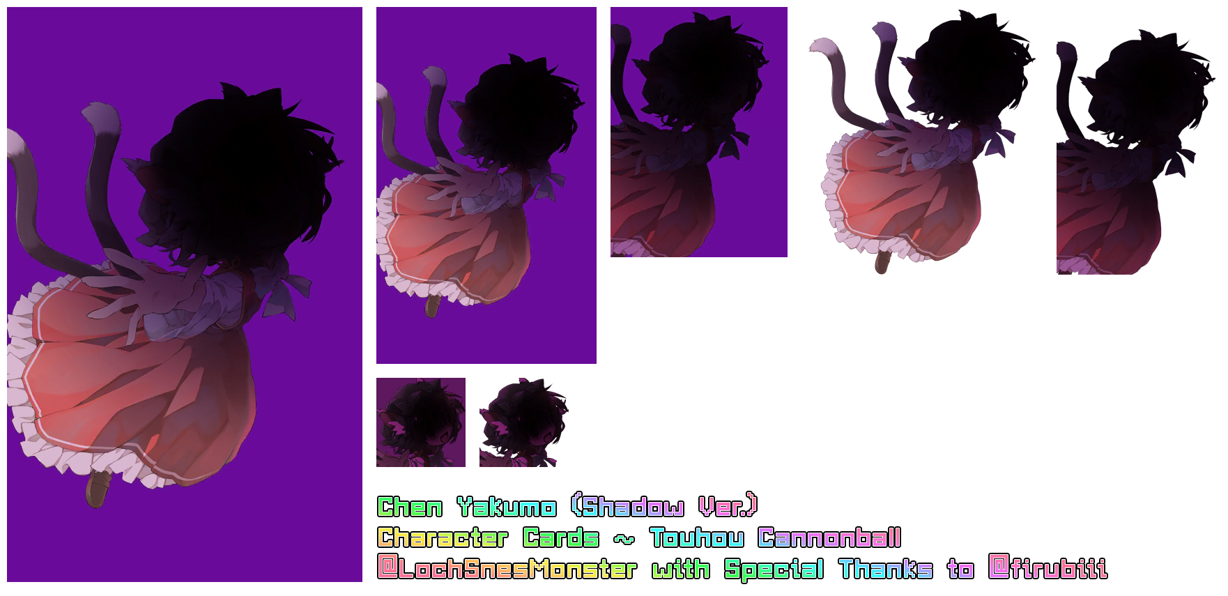 Touhou Cannonball - Chen (Shadow Ver.)