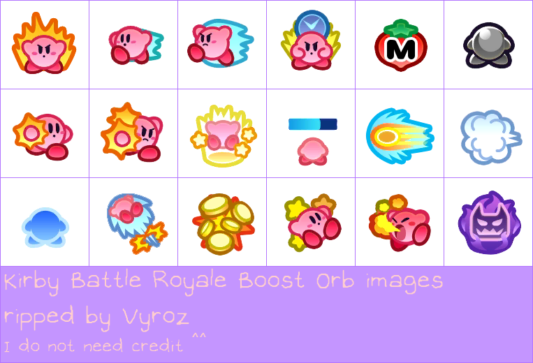 Kirby Battle Royale - Boost Orbs