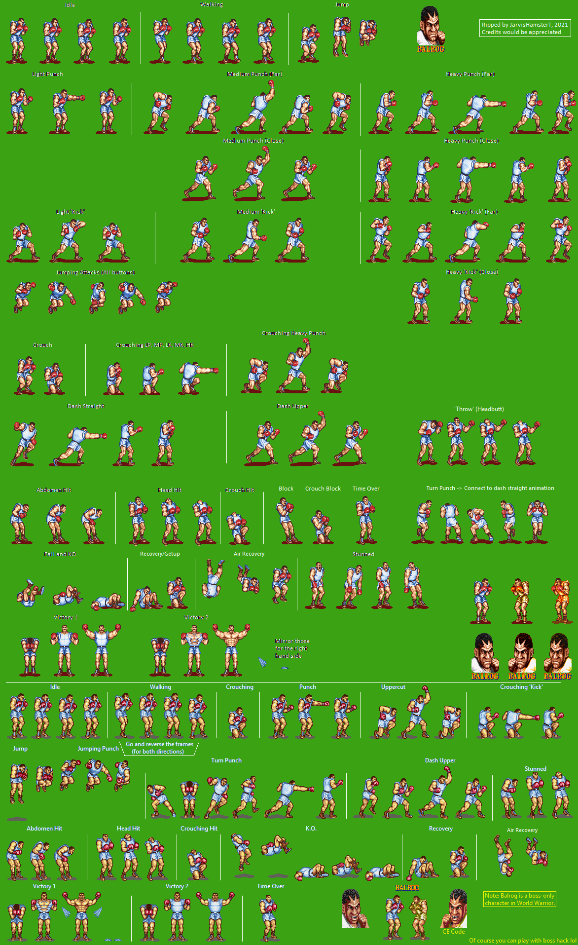 Street Fighter II: The World Warrior / Street Fighter II Turbo: Hyper Fighting - Balrog