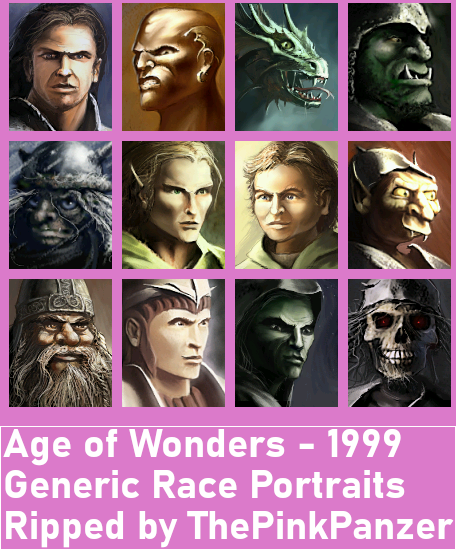 Age of Wonders - Race Portraits