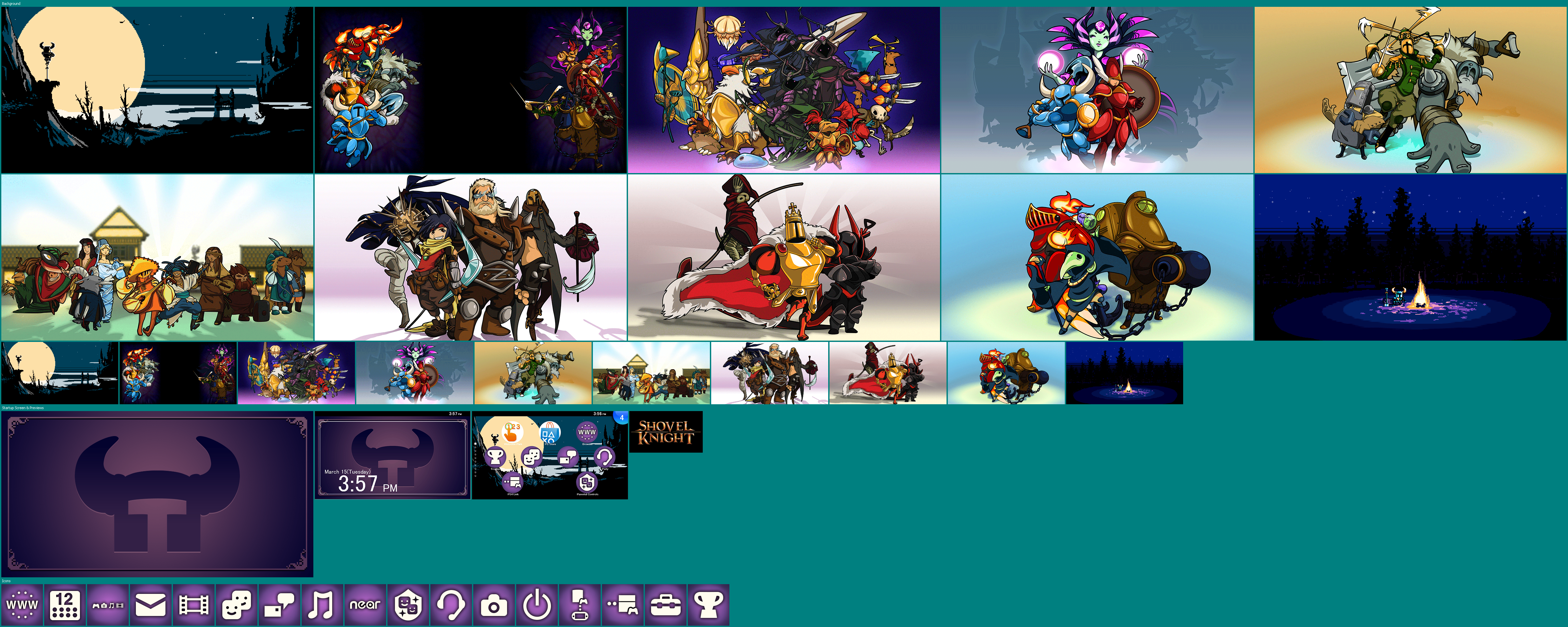 PlayStation Vita Themes - Shovel Knight