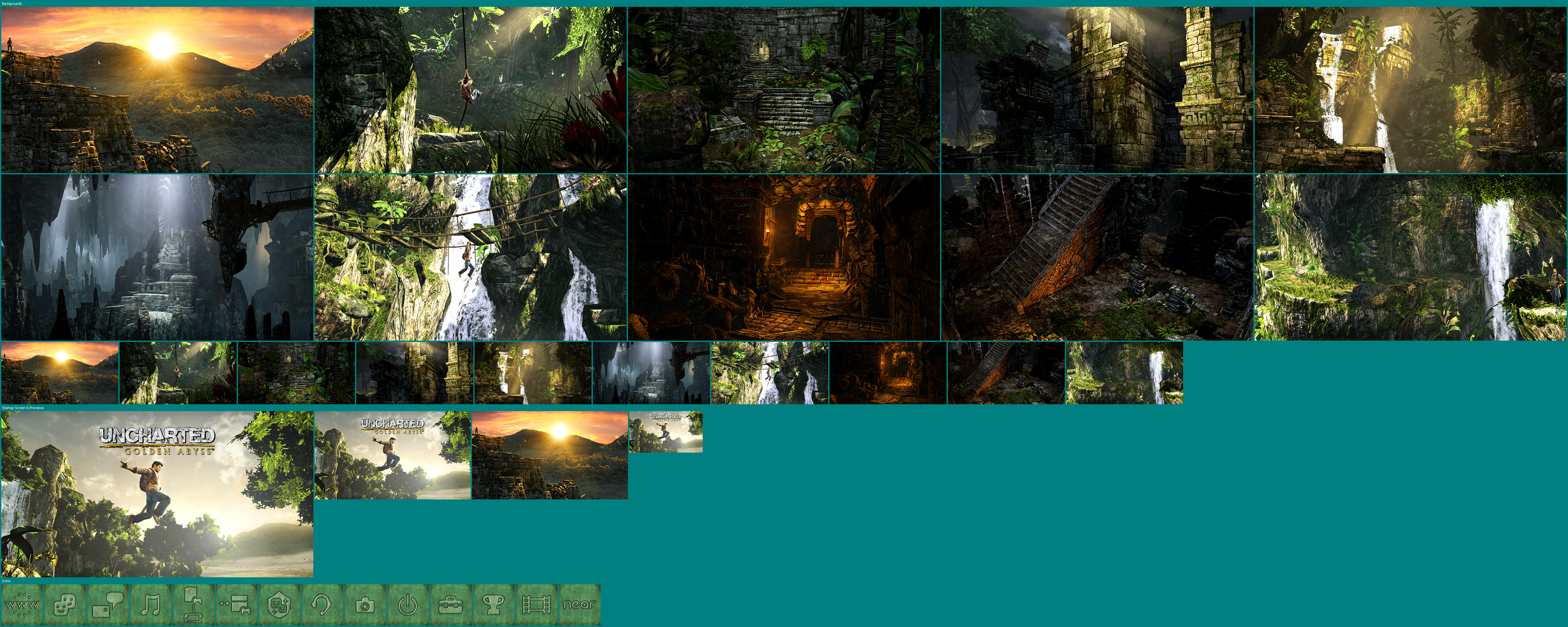 PlayStation Vita Themes - Uncharted: Golden Abyss