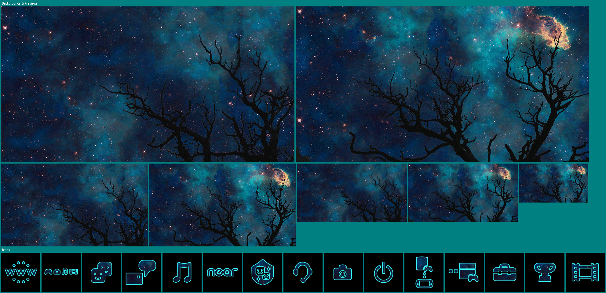 PlayStation Vita Themes - Starry Night