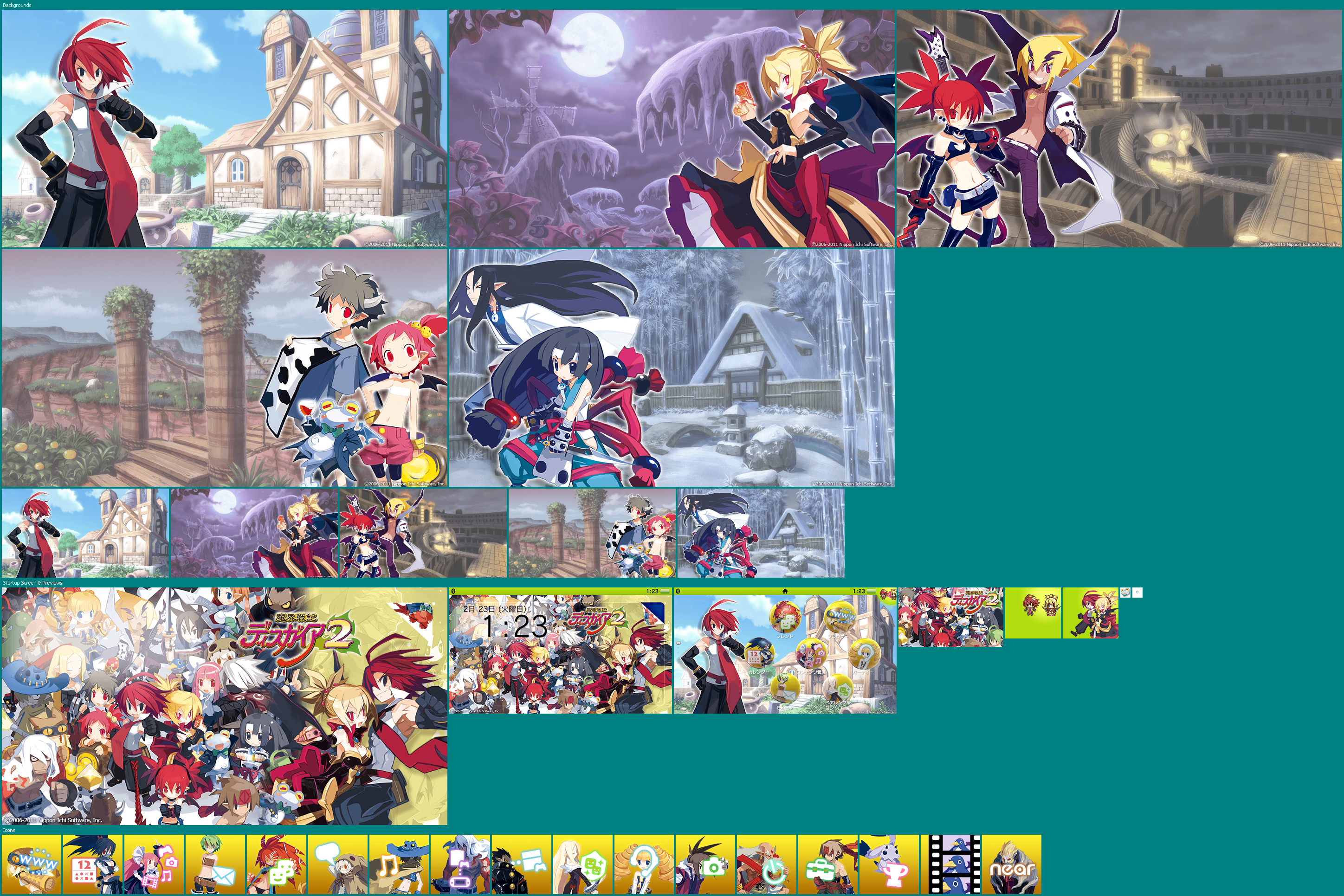 PlayStation Vita Themes - Disgaea 2