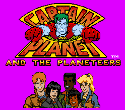 Captain Planet and the Planeteers - Title Screen