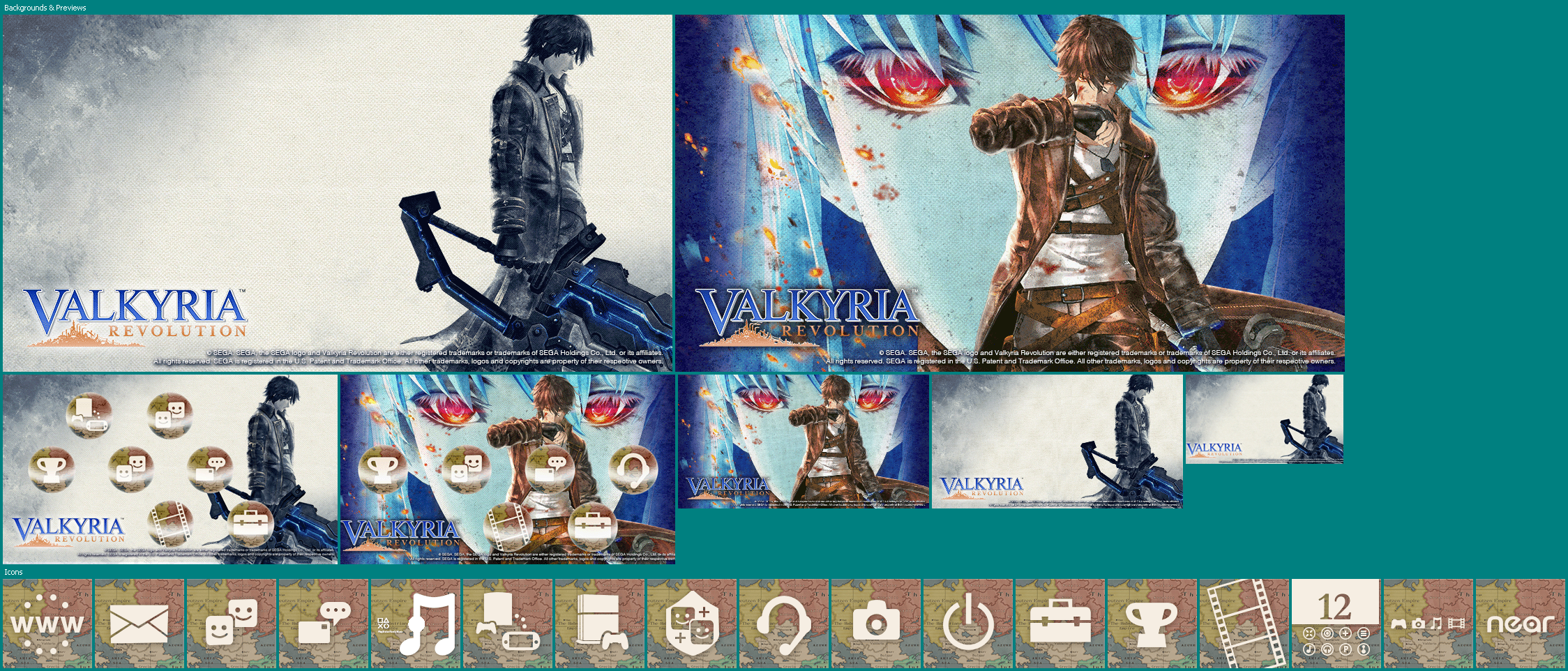PlayStation Vita Themes - Valkyria Revolution