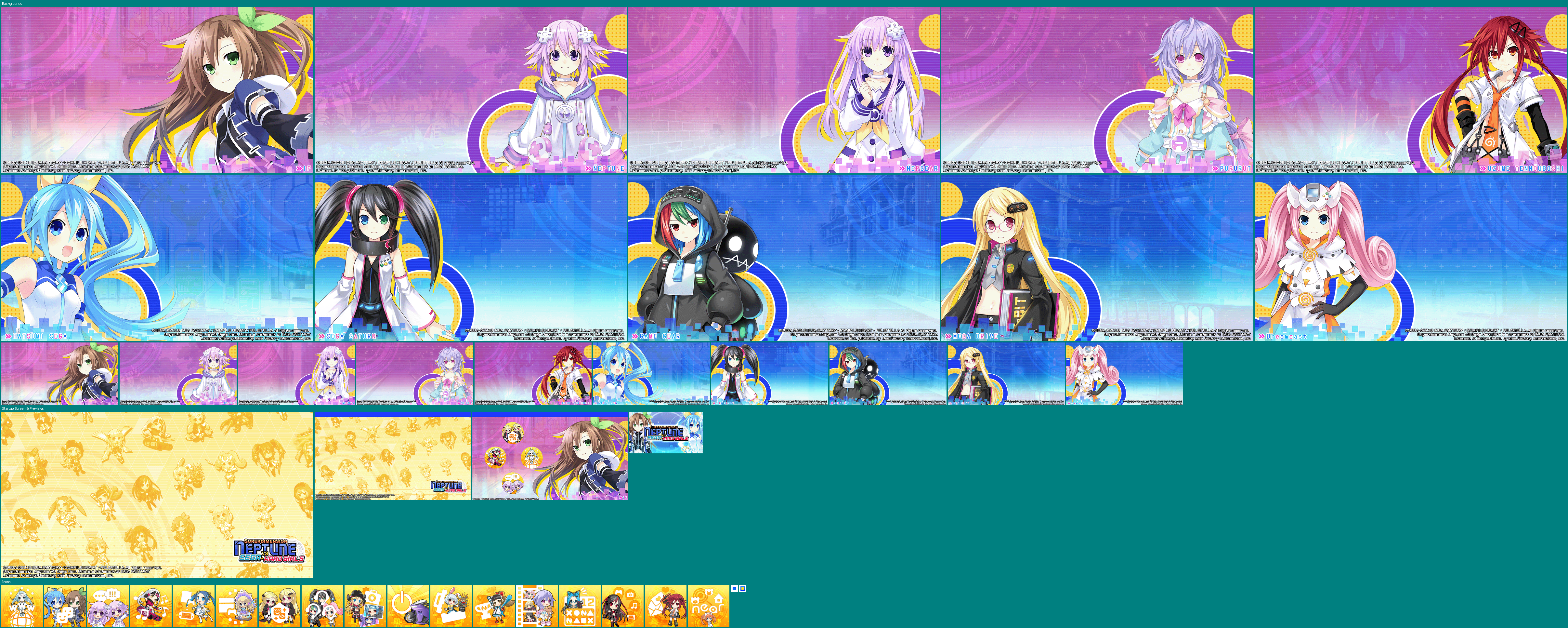 PlayStation Vita Themes - Superdimension Neptune VS Sega Hard Girls