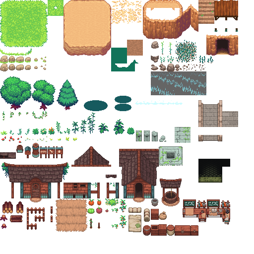 Evoland II - Nibiru Village (Outdoors)