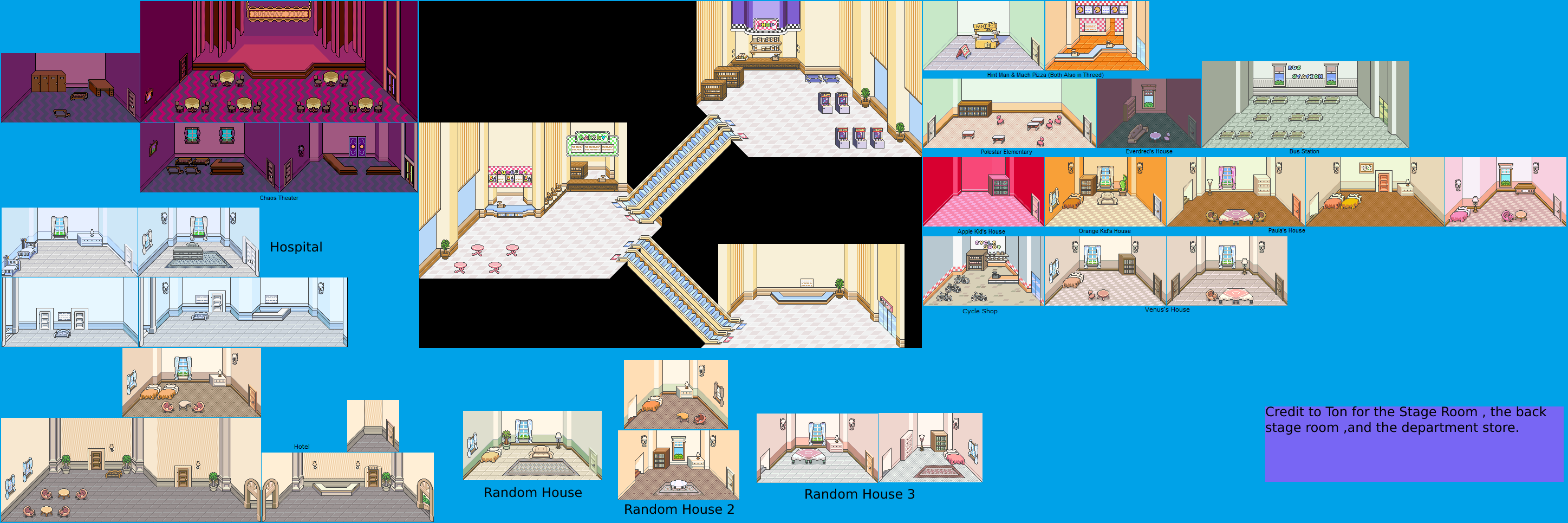 EarthBound / Mother 2 - Twoson (Interior)