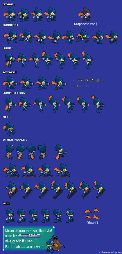 Mega Man Customs - Oil Man (MMPU Design)
