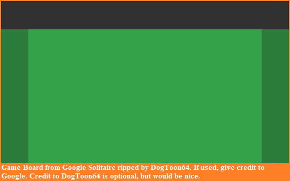 Google Solitaire - Game Board