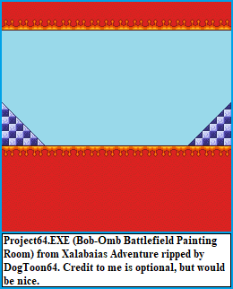 Xalabaias Adventure (Hack) - project64.exe (Bob-omb Battlefield Painting Room)