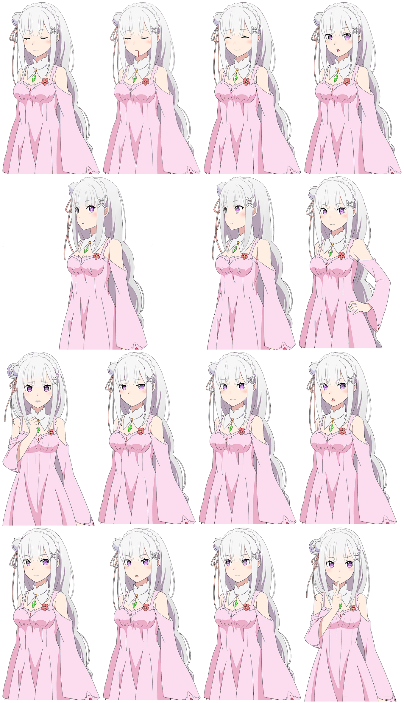 Mobile - Re: Zero INFINITY - Emilia (Alternate Outfit 1) - The Spriters  Resource
