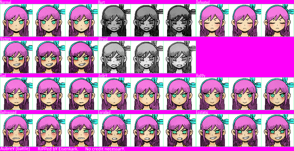 Omori Battle Sprites