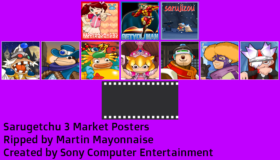 Ape Escape 3 - Market Posters