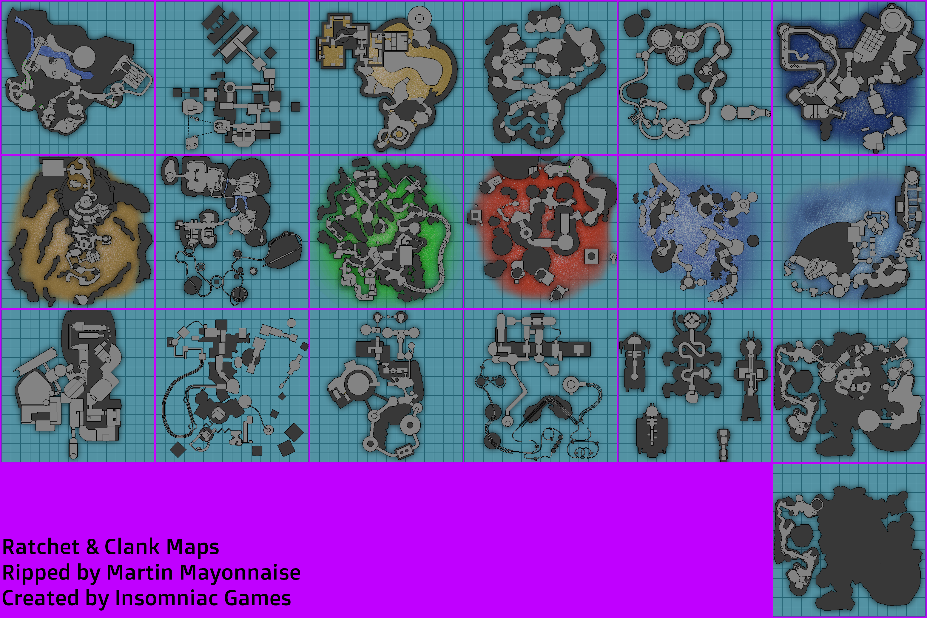 Ratchet & Clank - Maps