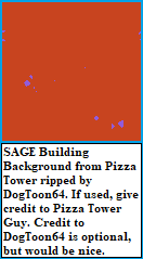 Pizza Tower - SAGE Building Background