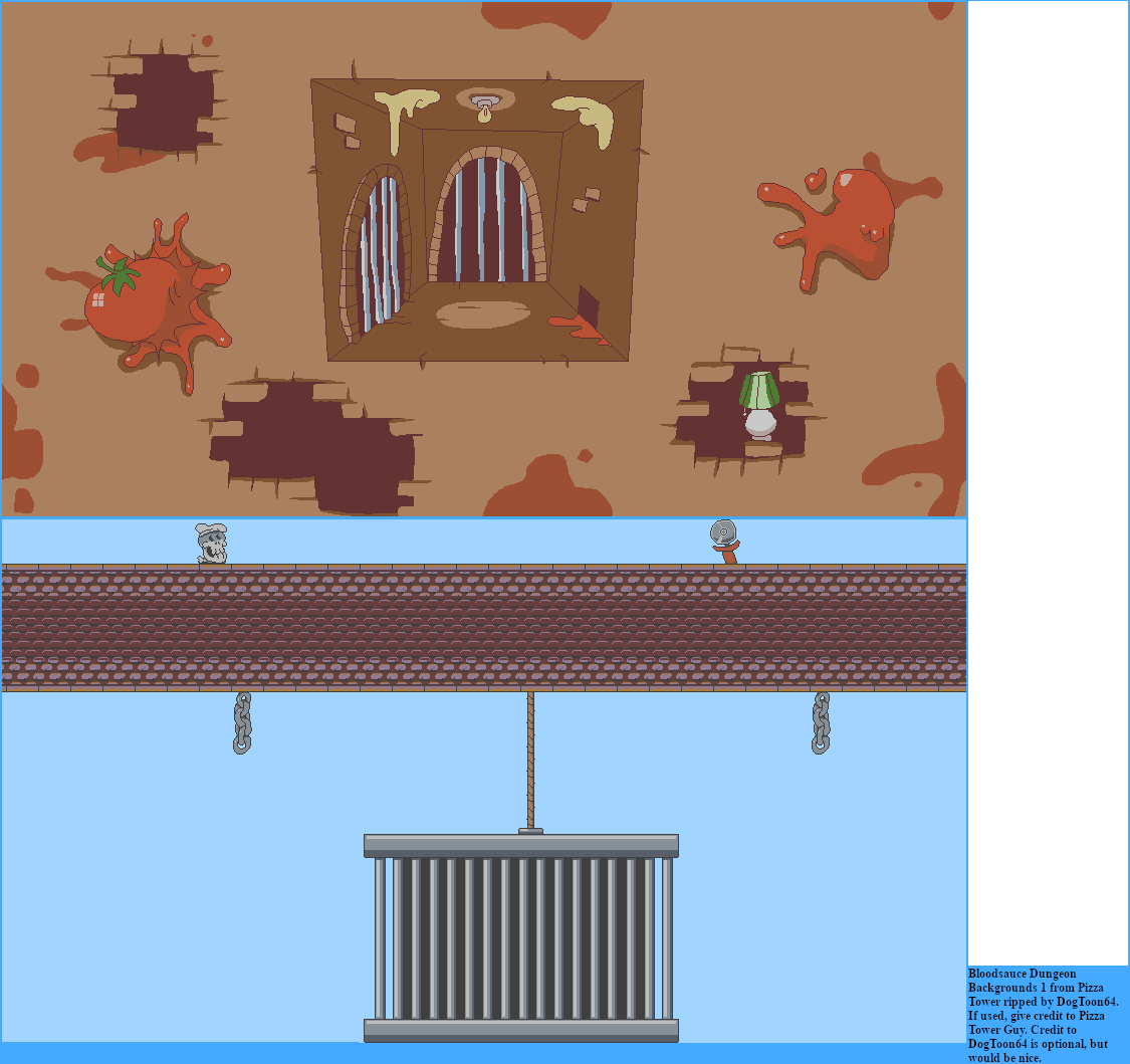 Pizza Tower - Bloodsauce Dungeon Backgrounds 1