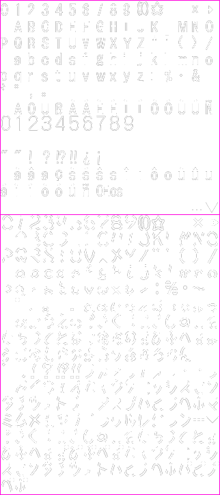 Mario Party 4 - Dialogue Font