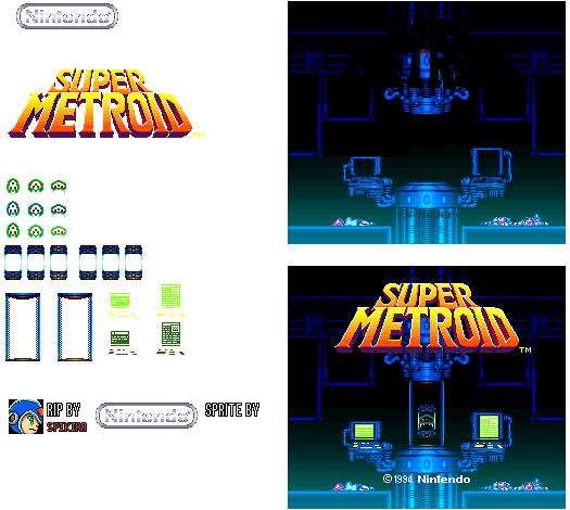 Super Metroid - Title Screen