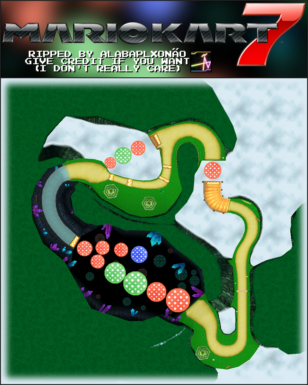 Mario Kart 7 - Wii Mushroom Gorge