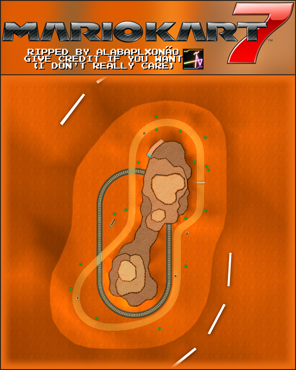 Mario Kart 7 - N64 Kalamari Desert