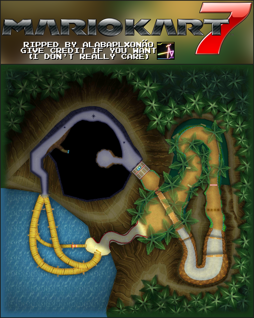 Mario Kart 7 - GCN Dino Dino Jungle